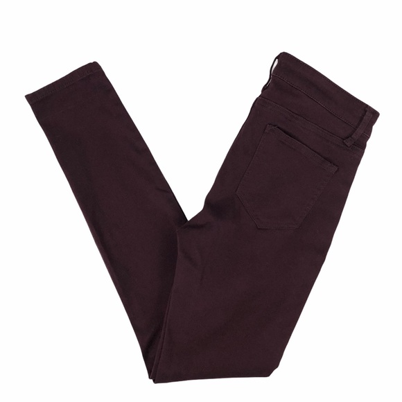 Buffalo David Bitton Maroon Jegging Jeans Sz 6/28 - Picture 6 of 7